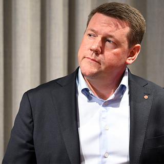 Socialdemokraternas partisekreterare Tobias Baudin.