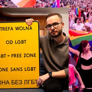 Det var aktivisten Bart Staszewski, inte oppositionspolitiker eller medier, som såg till att skapa rejäl uppmärksamhet kring Polens ”hbtq-fria zoner”.
