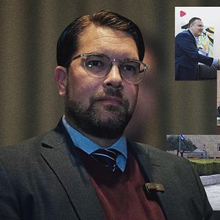 Jimmie Åkesson i Israel.
