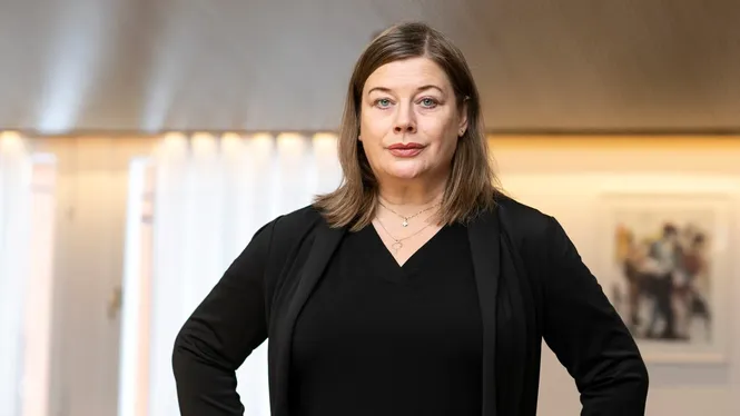 Malin Ragnegård är ordförande för fackförbundet Kommunal.