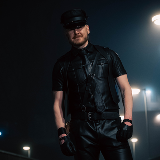 Eric Nilsson, grundare av Stockholm leather social, vill råda bot på avpolitiseringen av Hbtqi-världen.