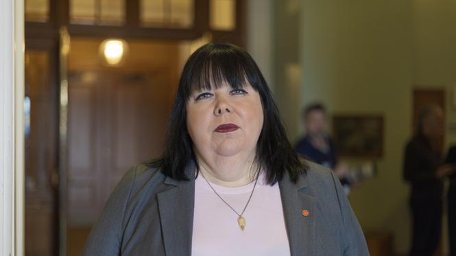 Vänsterpartiets partisekreterare Maria Forsberg.