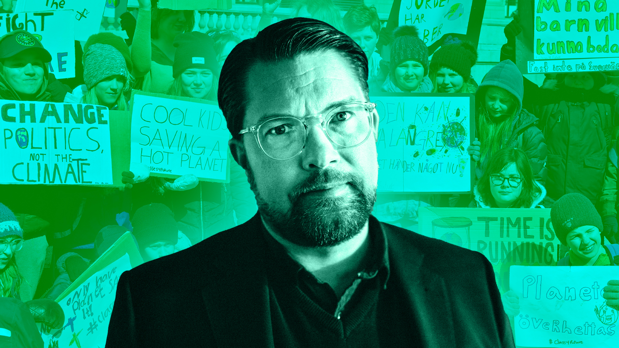 Sverigedemokraternas partiledare Jimmie Åkesson.