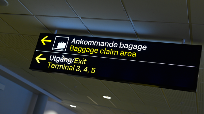 Beslagtagandet skedde på Arlanda flygplats.