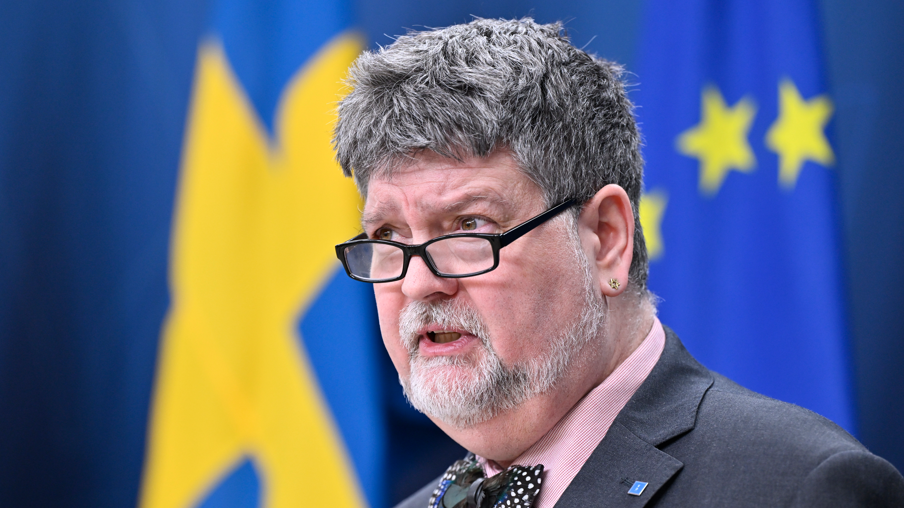 Magnus Jacobsson (KD) ifrågasätter huruvida folk i Gaza faktiskt svälter. Arkivbild.