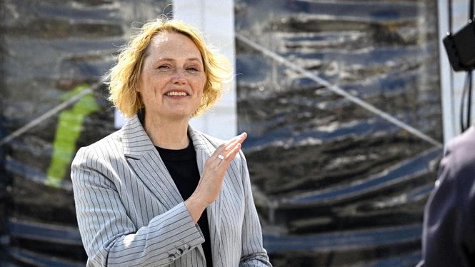 Centerpartiets partiledare Anna-Karin Hatt under Järvaveckan.