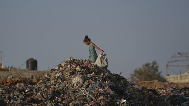Al-Zawaideh i centrala Gaza, jämnat med marken.