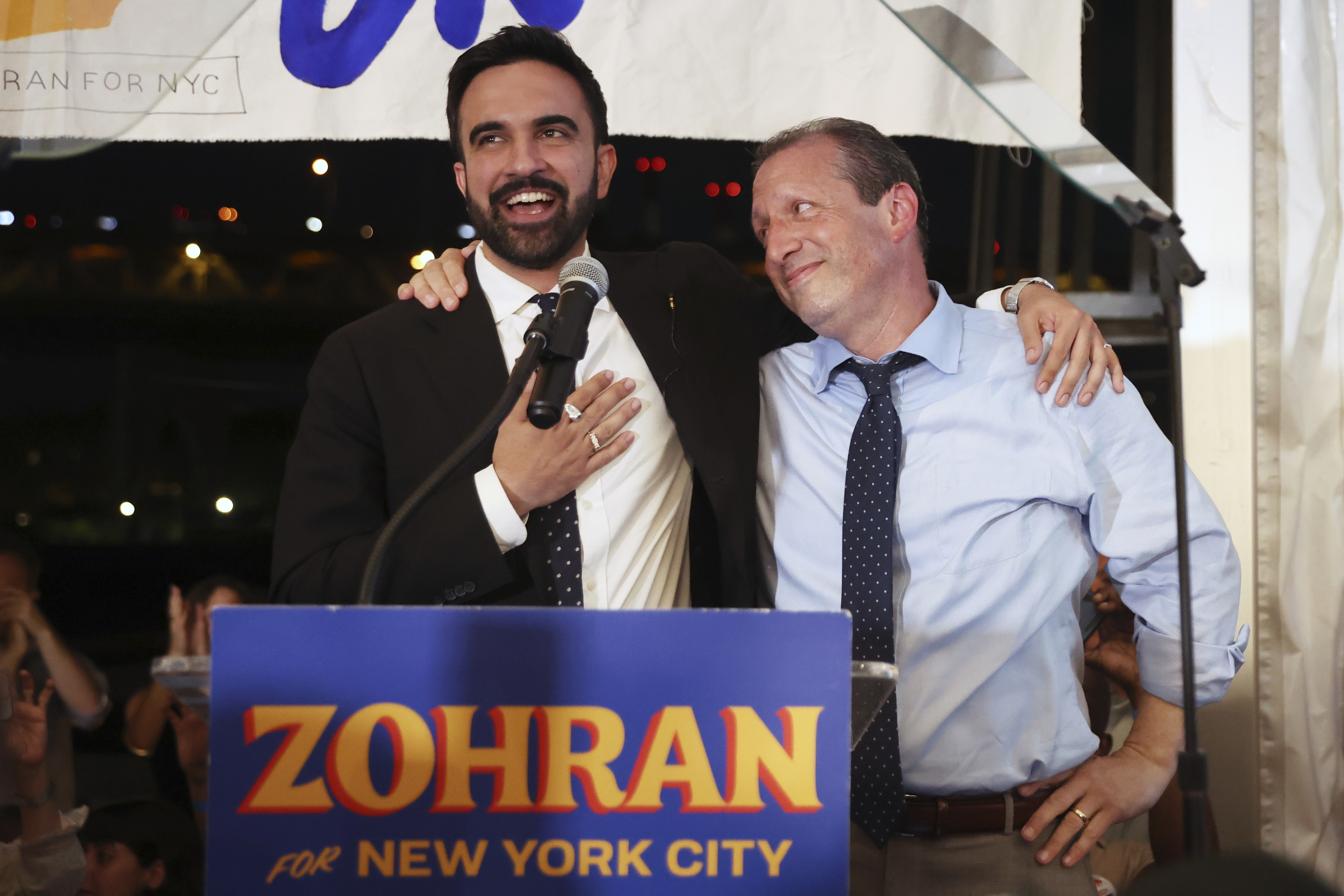 Zohran Mamdani, muslim, och Brad Landers, jude, gjorde gemensam sak i borgmästarvalet i New York.
