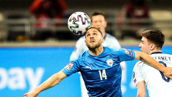 Shon Weissmann i det israeliska landslaget.