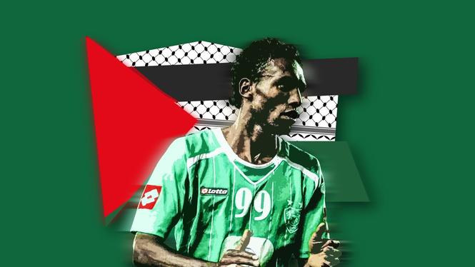 Suleiman Obeid har kallats ”The Pele of Palestine”.