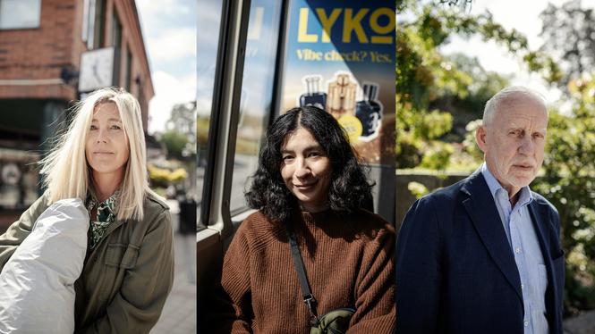 Från vänster: Anna Hjertstedt, Paulina Jimenez och Olle Florin.