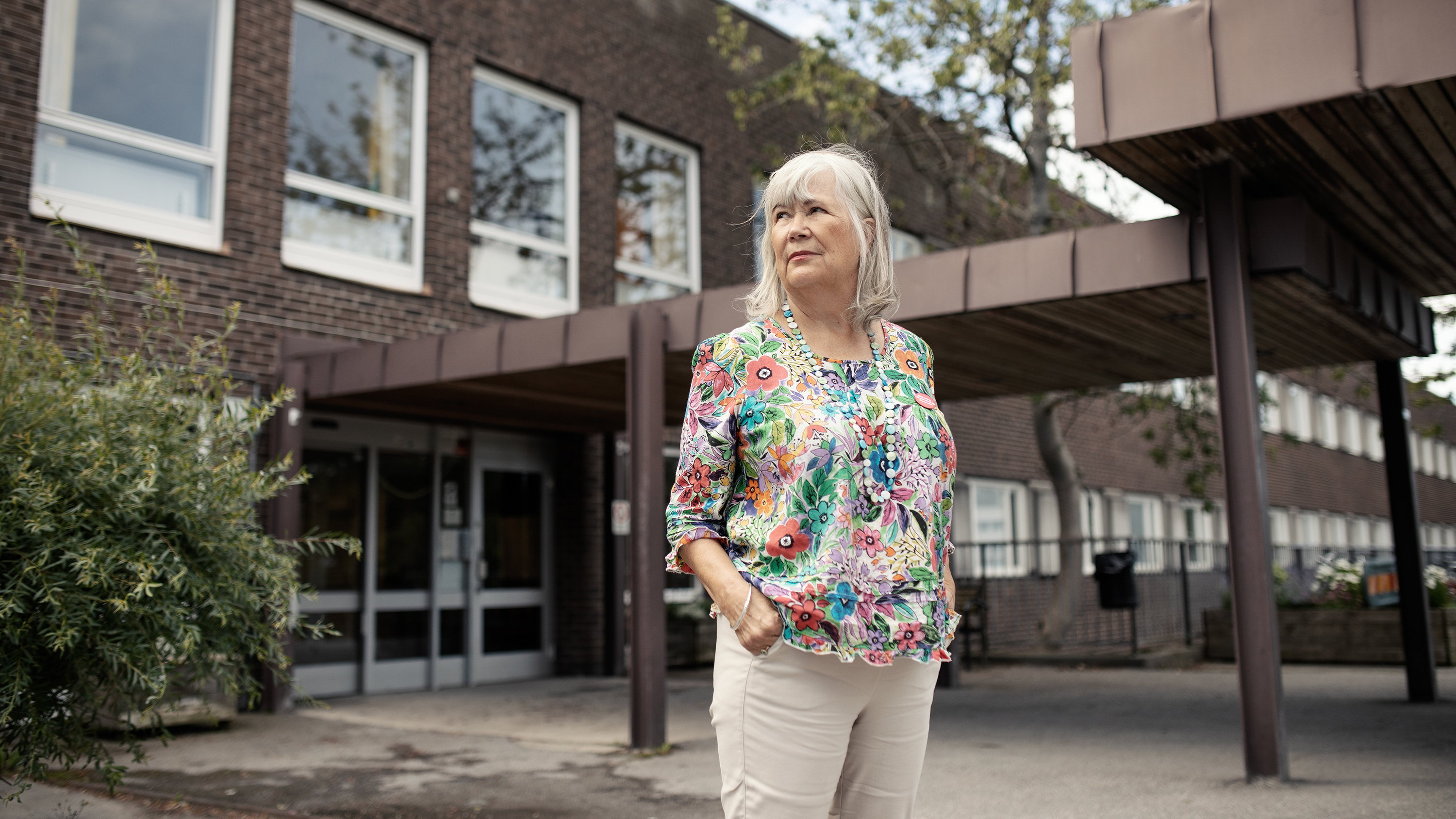 ”Det blir som en sovstad. Jag bor i Dalénum, ett jättefint område där JM byggt en massa, men där är det heldött”, säger Annica Grimlund (S) som vill att det byggs mer och blandat på Lidingö.