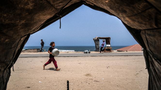 Deir al-Balah i Gaza.
