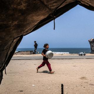 Deir al-Balah i Gaza.