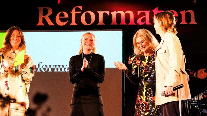 Olga Grönvall Lund tillsammans med Lena och Rosanna Endre vid ett av Reformatens tidigare event.