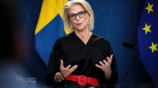 Finansminister Elisabeth Svantesson (M).