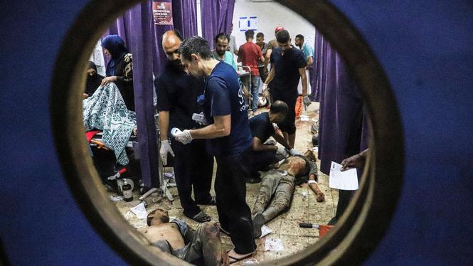 FN och WHO beskriver hur sjukvården i Gaza i princip har kollapsat.