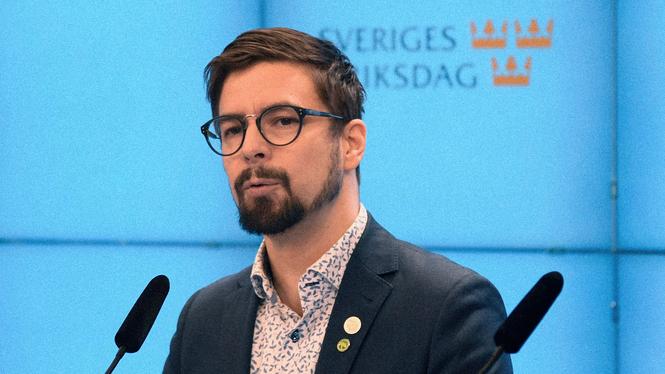 Linus Lakso, energipolitisk talesperson för miljöpartiet..