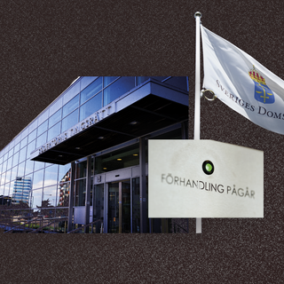 Dagens ETC är på plats när den första våldsrättegången mot Aktivklubb Sverige inleds. Så är även ett tiotal nazister. Ett säkerhetsfiasko, menar Christoffer Röstlund Jonsson.