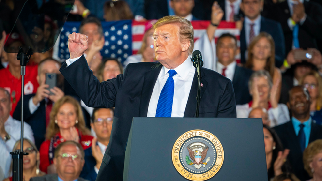 USA:s president Donald Trump. Arkivbild.