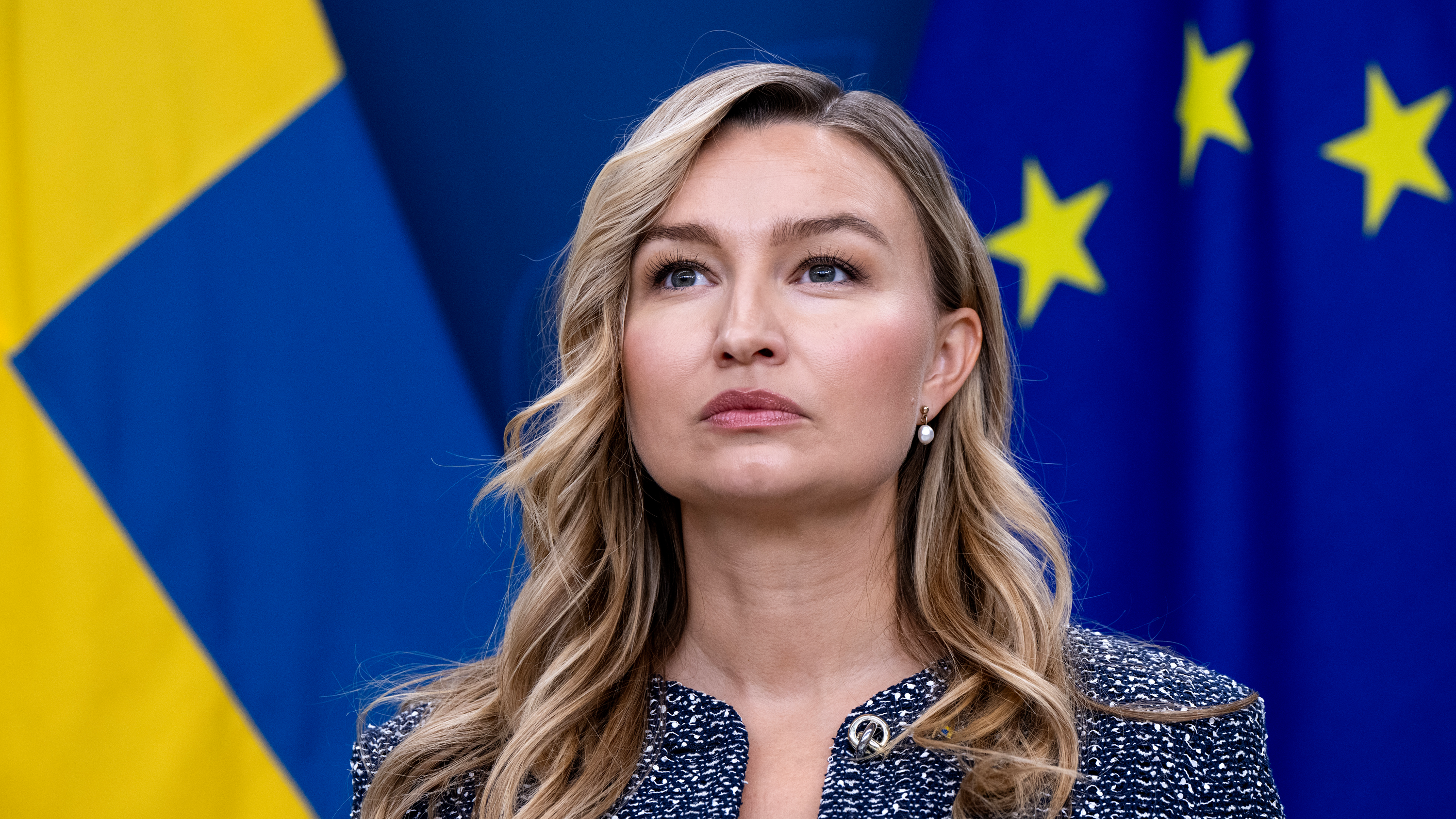 Kristdemokraternas partiledare Ebba Busch.