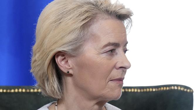 EU-kommissionens ordförande Ursula von der Leyen under sitt möte med USA:s president Donald Trump i Skottland i somras. Arkivfoto.