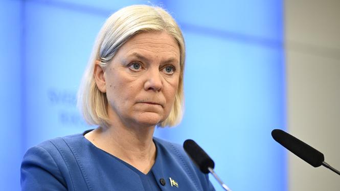 Socialdemokraternas partiledare Magdalena Andersson (S) vill att kommunerna ska kunna tvångsförvalta misskötta privata förskolor.
Foto: Jessica Gow / TT / Kod 10070