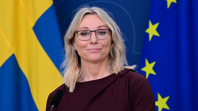 Jessica Stegrud, socialpolitisk talesperson för Sverigedemokraterna. Arkivbild.
