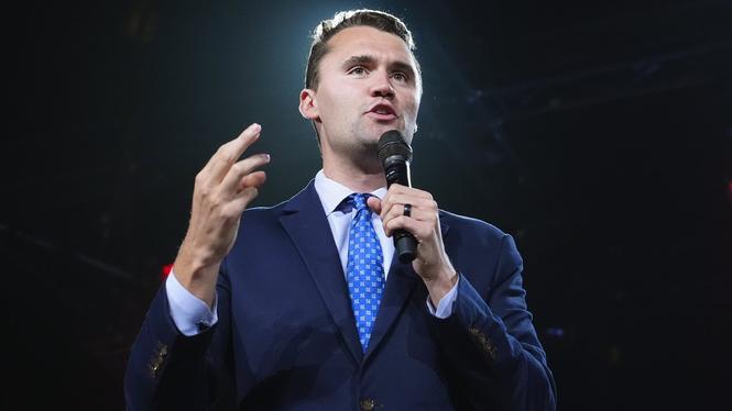 Charlie Kirk. AP/TT
