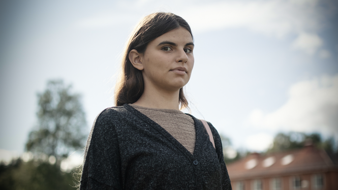 Mariia Verkhovych vill bli veterinär i framtiden. Men vägen dit är lång.