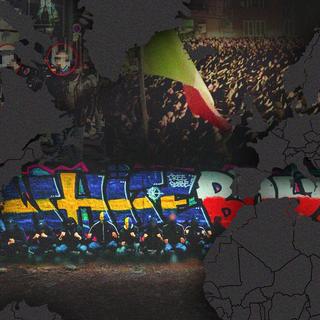 Svenska högerextrema samarbetar med aktivklubbar från en lång rad länder – rörelsen deltar i våldsamma hämndattacker för Charlie Kirk i USA.