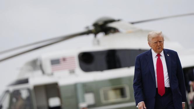 President Donald Trump lovade hjälp till Baltikum.