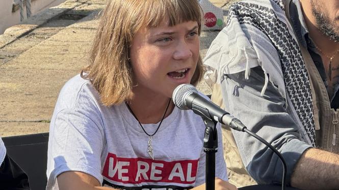 Greta Thunberg.