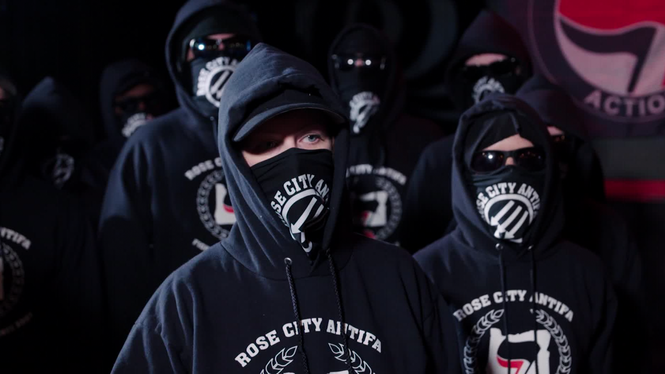 CNN har gjort flera inslag om Antifa i Portland. Här medverkade Brenda. ”I första försöket att terrorklassa oss behövde vi nå ut bredare med vårt budskap”, säger hon.