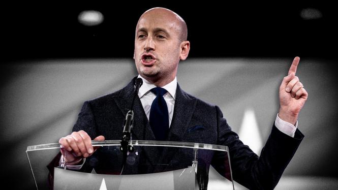 Donald Trumps rådgivare Stephen Miller.