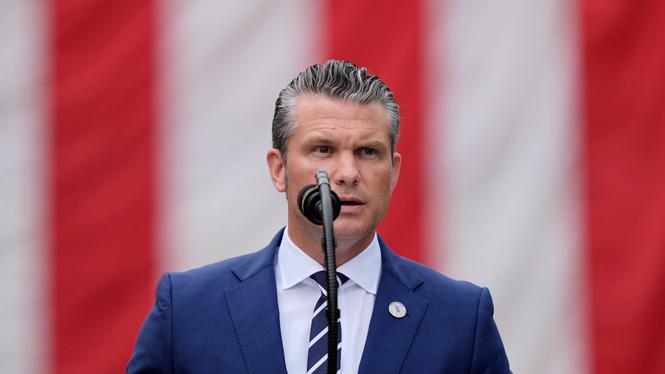 USA:s försvarsminister Pete Hegseth.