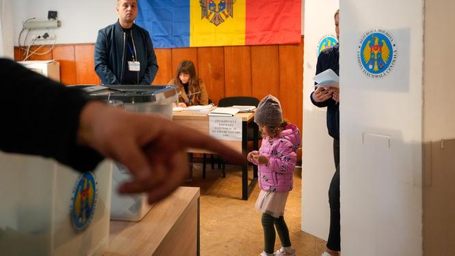 Valet har avslutats i Moldavien. 