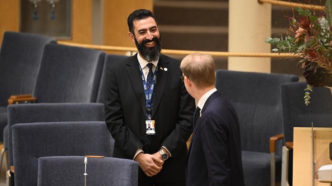 Riksdagsledamoten Rashid Farivar (SD).