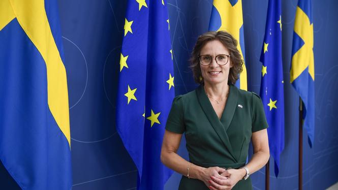 Miljökommissionär Jessika Roswall (M).