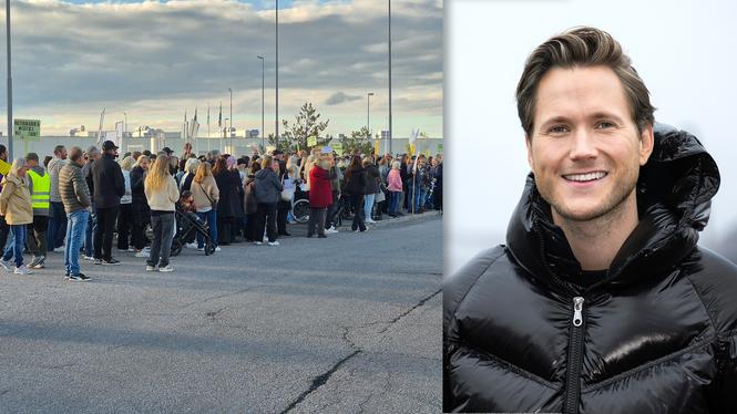 Hundratals människor samlades på onsdagen utanför Senior materials fabrik i Svista, Eskilstuina, för att protestera mot den planerade giftutsläppen. Eskilstunasonen och influeraren Viktor Frisk har anslutit till protesterna på Instagram.