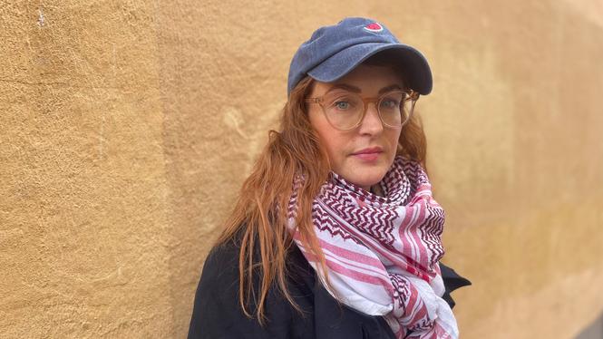 Anna Fransson är talesperson för Global sumud flotillas svenska gren.