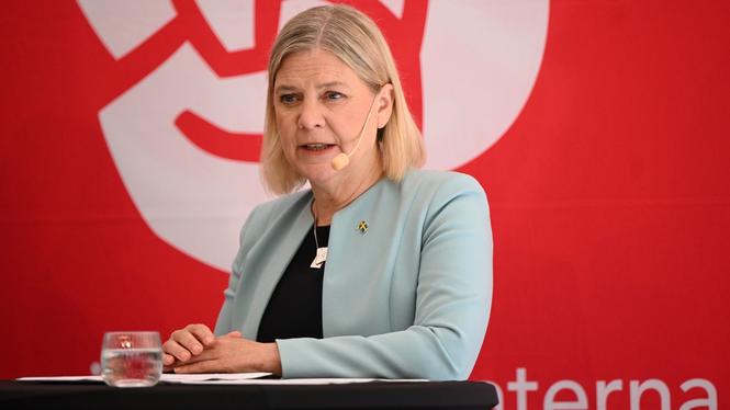 Socialdemokraternas partiledare Magdalena Andersson