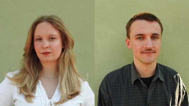 Anton Bylin och Hanna Lindqvist, språkrör Grön ungdom.