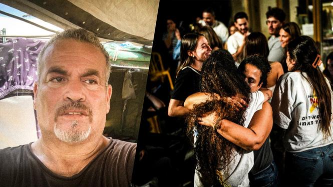 Människor firade på gatorna i Tel Aviv när nyheten om att Hamas och Israel är överens kom. Rasmy El Masri från Gottsunda i Uppsala har börjat våga drömma om att få lämna Gaza.