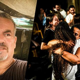 Människor firade på gatorna i Tel Aviv när nyheten om att Hamas och Israel är överens kom. Rasmy El Masri från Gottsunda i Uppsala har börjat våga drömma om att få lämna Gaza.