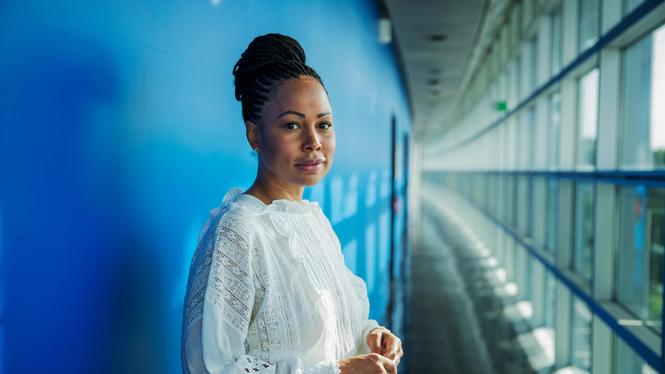 Miljöpartiets Alice Bah Kuhnke i Europaparlamentet. 