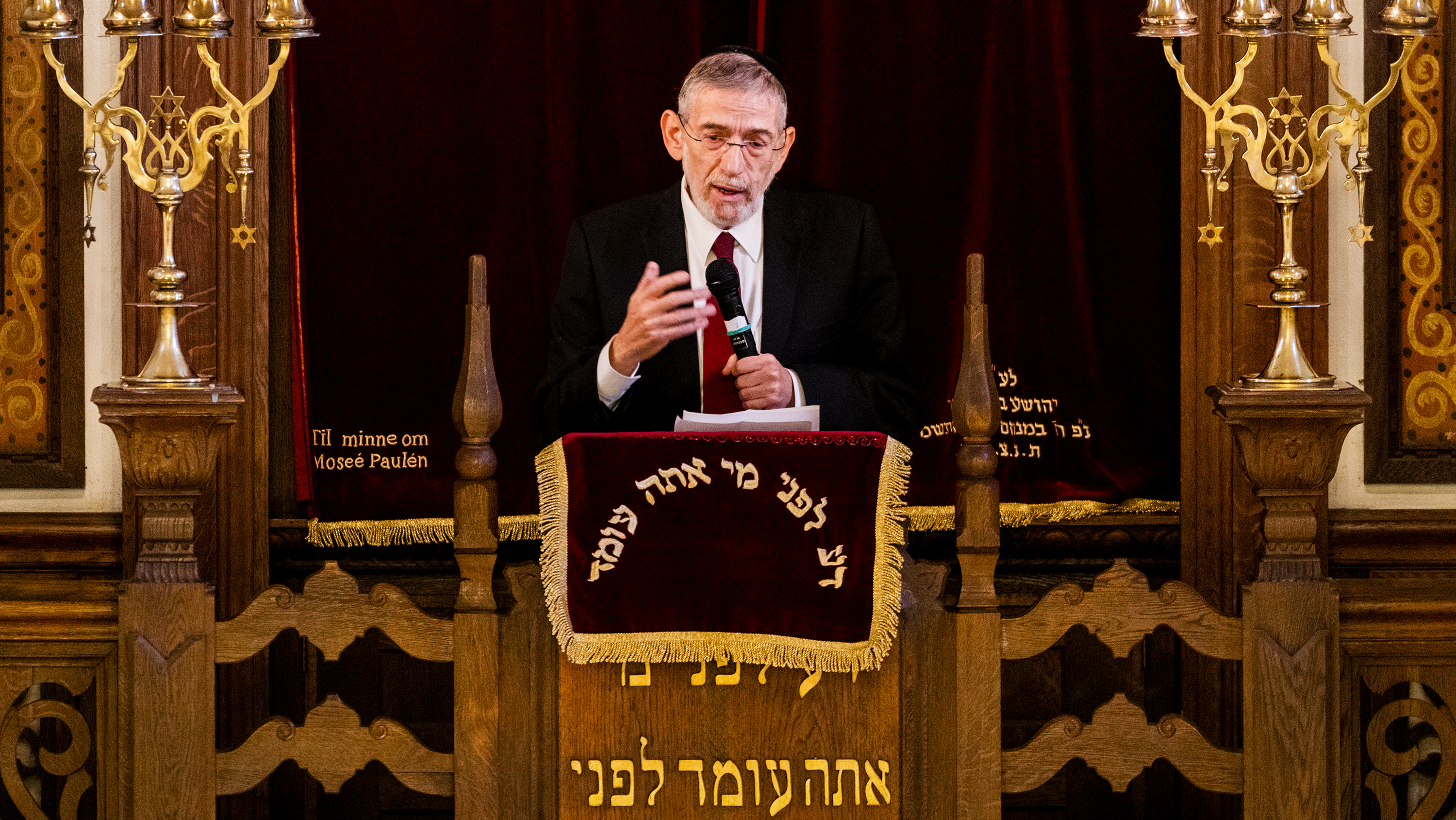 Rabbi Melchior är överrabbin för Norge, men bor i Israel. Han har spelat en unik roll i fredsarbetet och tror på en palestinsk stat. Arkivbild.