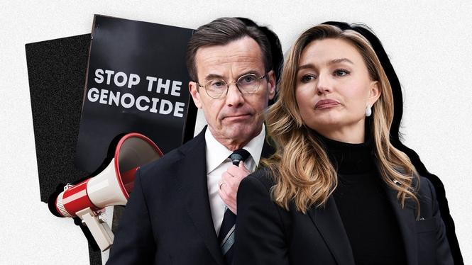 Ulf Kristersson (M) och Ebba Busch (KD) har båda uttryckt sig hårt om demonstranter.