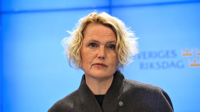 Centerpartiets partiledare Anna-Karin Hatt avgår. Arkivbild.