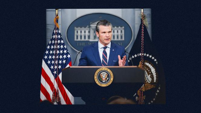USA:s försvarsminister Pete Hegseth.